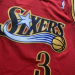 Maillot de Basket #3 Iverson Philadelphia 76ers 1999-00 Rouge